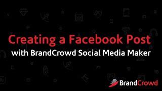 Create a Facebook Post with BrandCrowd Social Media Maker