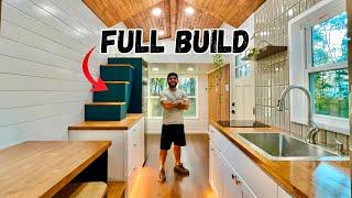 How I Built A DIY Tiny Home | Full Interior Build