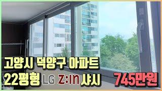 22평 고양시 덕양구 아파트 LG샤시 745만원