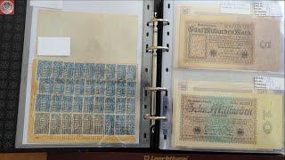 Banknoten Sammlung Deutsches Reich 1874-1945 inkl. Nebengebiete - Stand 2023