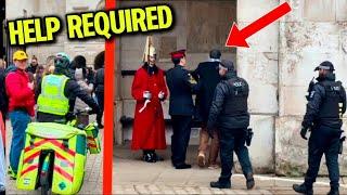 THE MAN NEEDED HELP- PUBLIC POLICE AND BOSS IMMEDIATELY TAKE ACTION, THIS HAPPENED AT HORSE GUARDS