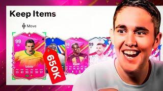 I SPENT ALL MY COINS ON THE 97+ FUTTIES GUARANTEED PACK - FC24