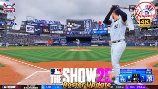 MLB The Show 25 Roster Update: New York Yankees vs Los Angeles Dodgers - Gameplay PS5 4K 60fps