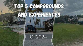 Top 5 Campgrounds We Visited in 2024 | Highlights from 17,000 Miles of Travel