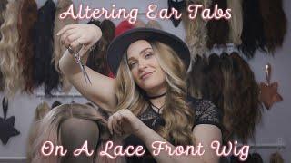 Altering Ear Tabs On A Lace Front Synthetic Wig | Jesse M. Simons