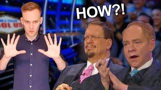 Magician STUNS Penn and Teller with his BARE HANDS! | Jack Rhodes on Penn & Teller: Fool Us (ish)