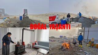 SOĞUK HAVA ÇALIŞMALAR DEVAM EDİYOR KARDEŞLERİMİN VE GÜNLÜK RUTİNİMİZ