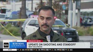 County of Los Angeles Sheriff's Department gives an update on WeHo shooting