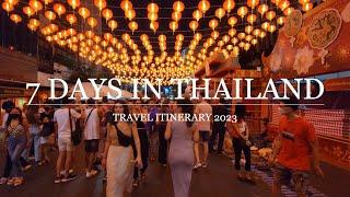 7 Days in Thailand 2023. A Travel Itinerary.