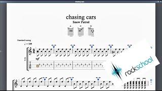 Chasing Cars Rockschool Hot Rock Grade 1 Guitar