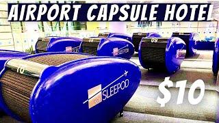 $10 CAPSULE HOTEL (sleeping in ISTANBUL Airport IGA Sleepod lounge)