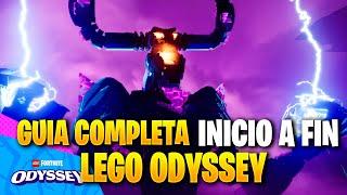 GUIA COMPLETA LEGO FORTNITE ODYSSEY DE INICIO A FIN HASTA COMO DERROTAR AL REY DE LA TORMENTA