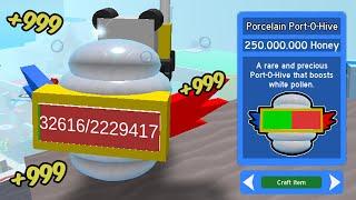 Buying The Porcelain Backpack In Bee Swarm Simulator