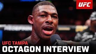 Joaquin Buckley Octagon Interview | UFC Tampa