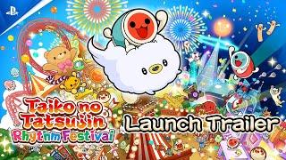 Taiko no Tatsujin: Rhythm Festival - Launch Trailer | PS5 Games