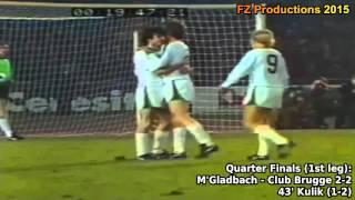 1976-1977 European Cup: Borussia Mönchengladbach All Goals (Road to the Final)