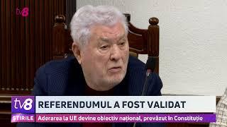 Referendumul a fost validat. Aderarea la UE devine obiectiv național, prevăzut în Constituție.