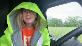 Rainy Day In Texas | Trucking Part 28 (Female Truck Driver)