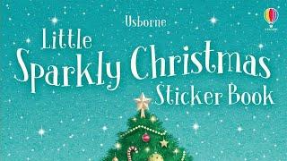 Usborne Little Sparkly Christmas Sticker Book