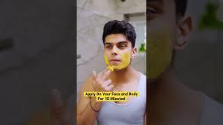 Viral Home Remedy To Remove Tanning Instantly | De-Tan at Home #Shorts #YtShorts #HomeRemedy