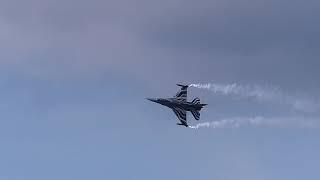 Belgian F16 at Scottish International Airshow - Ayr Beach 2nd Sept, 2017