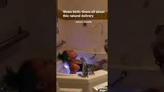 Water birth: Know all about this natural delivery  #shorts #shortsvideo #viralvideo