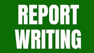 REPORT WRITING - Magazine & Newspaper Report for CBSE 9-12 - Format, Writing Style & Language