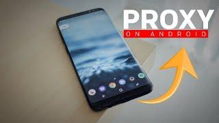 How to setup proxy in Android for survey. Easiest method.