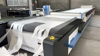 Pro Industrial Automatic Fabric Cutting Machine for Clothing & Garment with Digital Cutter & Feeder