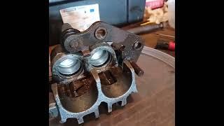 kawasaki zr7 rear brake rebuild short
