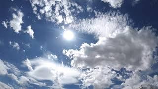 4K FREE STOCK FOOTAGE - sunny day clouds slow timelapse