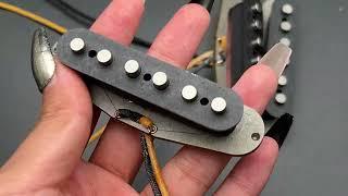 FD69 SSS Alnico 5 Vintage Staggered Strat Style Electric Guitar Pickup