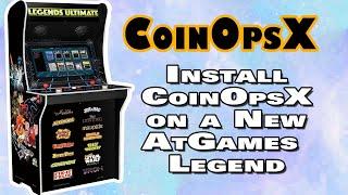 CoinOpsX on a new AtGames Legends Machine with New Firmware