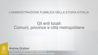 Gratteri - 03 - Gli enti locali: Comuni, province e città metropolitane