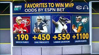 49ers QB Brock Purdy leads the pack in updated NFL MVP odds  |