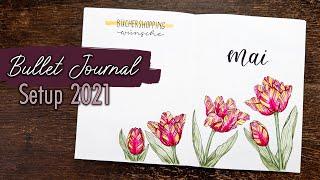 Mai  BULLET JOURNAL Setup 2021 | Plan with me deutsch