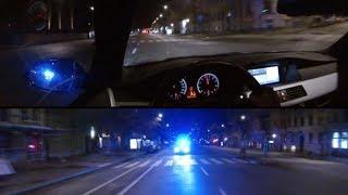 HIGHWAY 3 (Part 2) BMW E60 V10 M5 Police chase in Stockholm [HD]