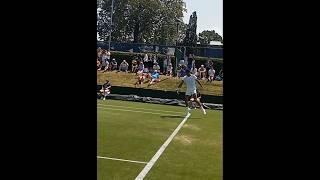 Incredible Reactions from Basel Champion Giovanni Perricard #atp #tennis #backhand