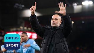 PEP GUARDIOLA TAUNTS ANFIELD ️ Following defeat to Liverpool, the City boss talks titles won 