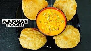 Aamras Puri | Gujarati and Maharashtrian Thali | Breakfast Recipes | Puri Recipes #Luv4FoodNTravel