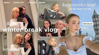 winter break in palm beach | huge REVOLVE haul, GRWM & going out