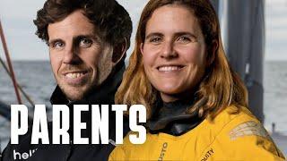 Clarisse Cremer et Tanguy le Turquais couple et parents de ce Vendee Globe 2024