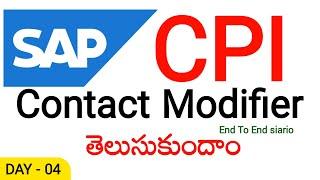 How to Use Content Modifier in SAP CPI | Step-by-Step Demo | Telugu | @sap_cpi