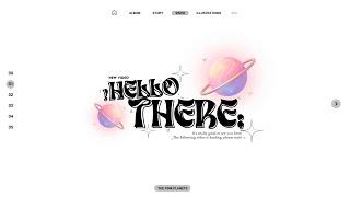 cute aesthetic Intro & Outro templates (with pink planets) | FREE FOR USE