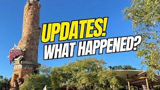 Updates! What Happened at Islands of Adventure?