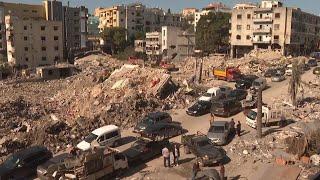 Debris removal operations continue in Southern Lebanon as residents return