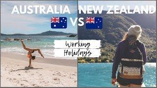 Australia VS New Zealand Working Holidays // Comparing the Two - Which is better? Q&A