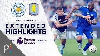 Leicester City v. Aston Villa | PREMIER LEAGUE HIGHLIGHTS | 8/31/2024 | NBC Sports