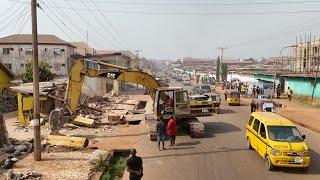 Ongoing Demolitions Of Buildings Along Nike Lake Road And NIke Road Abakpa Enugu, Nigeria