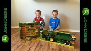 Unboxing - John Deere Tractor and Wagon - Big Farm toy